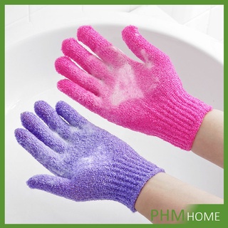 สินค้า ถุงมืออาบน้ำ  ขจัดเซลล์ผิวเก่า พร้อมส่ง ถุงมือขัดผิวอาบน้ำ Glove-style bath towel