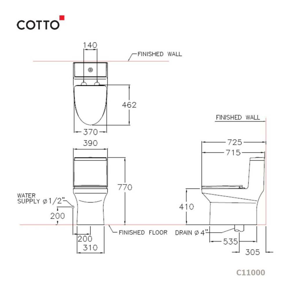 cotto-สุขภัณฑ์แบบชิ้นเดียว-รุ่น-c11000-worth-3-4-8l
