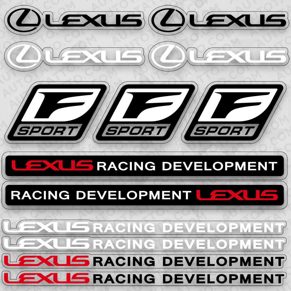 สติกเกอร์ไวนิล-ลายโลโก้-lexus-f-sport-racing-สําหรับตกแต่งรถยนต์