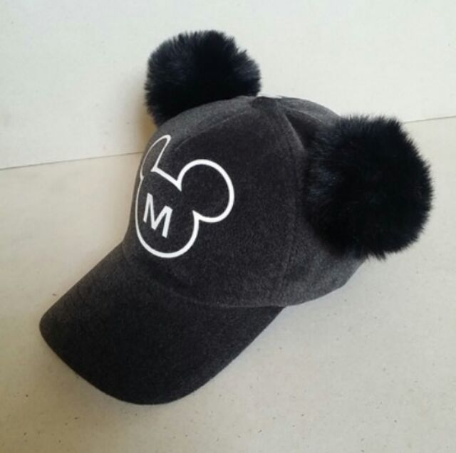 หมวกแก๊ป-mickey-มิกกี้-ด้านหลังมีตัวเลื่อน-ปรับขนาดได้ค่ะ-ขนาดรอบหมวก-23นิ้ว-เด็กโต-ผู้ใหญ่ใส่ได้