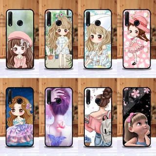 เคส Huawei Honor 20 lite ลายการ์ตูนผู้หญิง ขอบนิ่มหลังแข็ง เคสมือถือ เคสโทรศัพท์ Case เคส TPU ขอบนิ่มหลังแข็ง