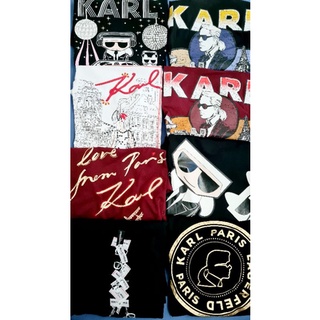 เสื้อยืดผู้หญิง ยี่ห้อ Karl Lagerfeld (แบรนด์แท้ 100%)