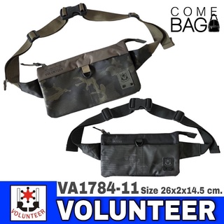 กระเป๋าคาดเอว Volunteerแท้  รหัส VA1784-11 รุ่นบางสุด‼️ งานดีการันตีคุณภาพ ซิปทน ผ้าเนื้อดีกันน้ำประมาณ 60% ใช้งานได้นาน