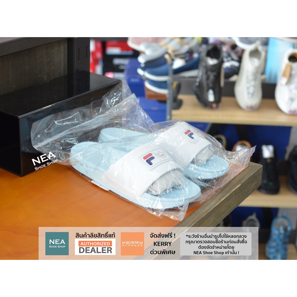 ภาพหน้าปกสินค้าFila Wonnie Box Sandal รองเท้าแตะ ฟิล่า แท้ หญิง จากร้าน neasport บน Shopee