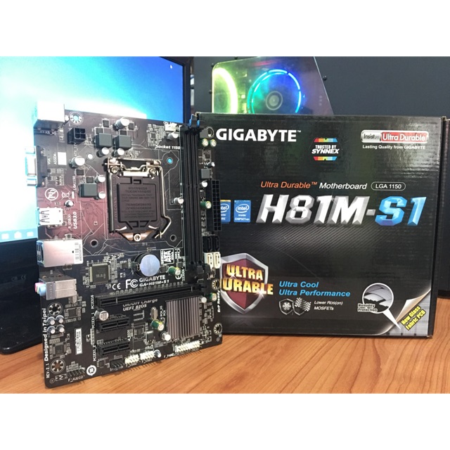 Gigabyte รุ่น GA-H81M-S1 DDR3 | Shopee Thailand