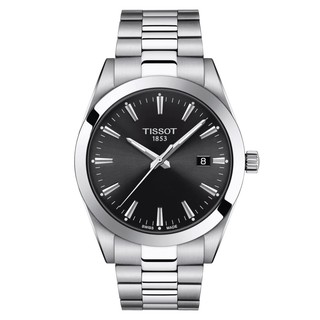 สินค้า Tissot Gentleman ทิสโซต์ เจนเทิลแมน สีดำ เงิน T1274101105100 นาฬิกาผู้ชาย