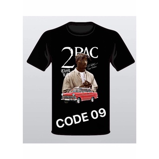 2PAC TUPAC คลาสสิก คอลเลคชั่นสตรีทแวร์  for men oversized t-shirts NO.3