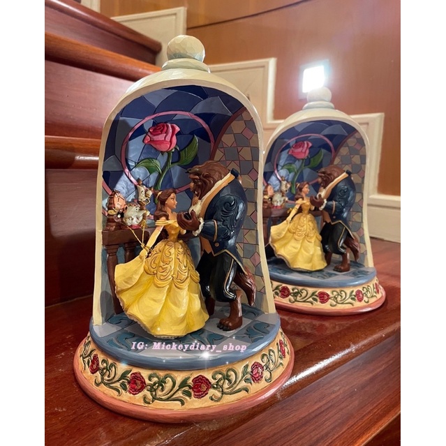 Enesco Beauty and the Beast Rose Dome | Shopee Thailand