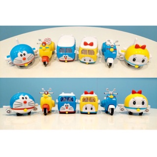 📣 ลดราคา❗️โมเดล Doraemon โดราเอมอน เซ็ตรถ เครื่องบิน มอเตอร์ไซค์ 6 ชิ้น งานจาก 7-11 ประเทศไต้หวัน