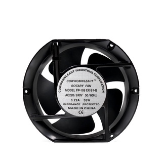 ภาพหน้าปกสินค้าROTARY FAN MODEL XNFP-108 EX-S1-S AC220/240V 50-60Hz 0.22A/38W พัดลมระบายอากาศขนาด6นิ้ว หัวตัด220V ที่เกี่ยวข้อง