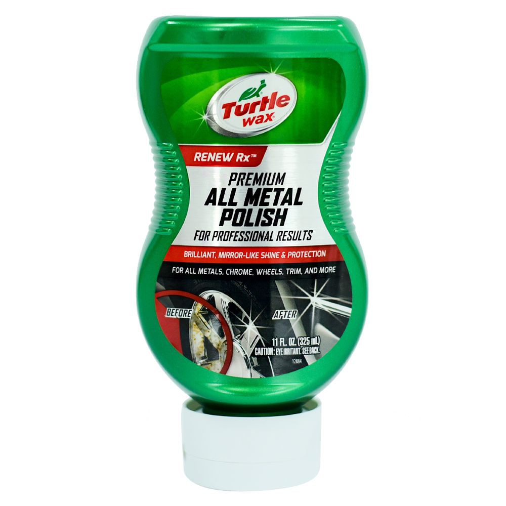 ครีมทำความสะอาด เคลือบโครเมียม TURTLE WAX 11 ออนซ์ CAR POLISH TURTLE