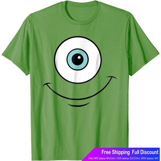 เสื้อยืดพิมพ์ลายแฟชั่น ดิสนีย์เสื้อยืดลำลอง Disney Monsters Inc. Mike Eye Halloween Graphic T-Shirt Disney T-shirt
