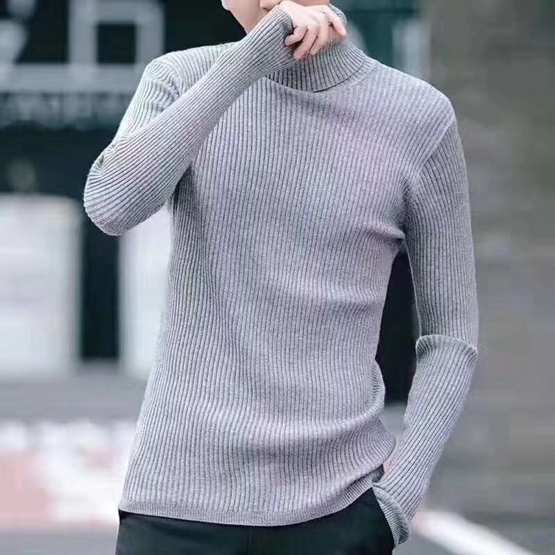 hot-พร้อมส่ง-หนา-นุ่ม-กันหนาวดี-เสื้อไหมพรมคอเต่าแขนยาว