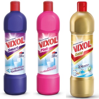 (แพ็คประหยัดสุดคุ้ม 2+1) Vixol Bathroom Cleaner วิกซอล ผลิตภัณฑ์ล้างห้องน้ำและสุขภัณฑ์ 900 มล.