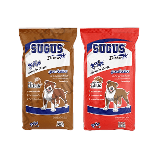 [ส่งฟรี] ซูกัส Sugus อาหารสุนัข อาหารแมว (รสไก่และตับ,เนื้อ,ปลาแมคเคอเรล ) ขนาด 10,20 กก.