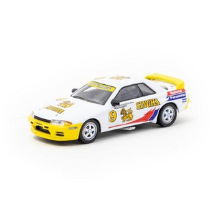 Kyosho x Tarmac Works 1/64 Nissan Skyline GT-R R32 South East Asia Touring Car Championship 1992 #9 - COLLAB64