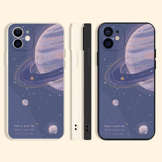 planet เคสไอโฟน  iPhone 11 12 13 พลัส cute 7 8 plus se2020  pro max phone case Xr 13 promax 8 Xs X max เคส นิ่ม
