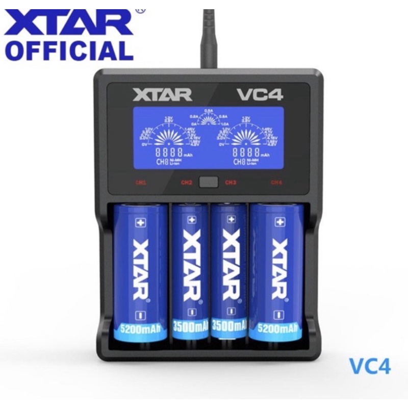 เครื่องชาร์จถ่านxtar-vc4-ของแท้