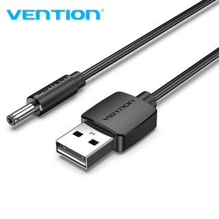 Vention สายชาร์จ สายเคเบิล USB เป็น DC 3.5 มม. สำหรับฮับ USB พัดลม ขนาดเล็ก โคมไฟตั้งโต๊ะ และอื่นๆ