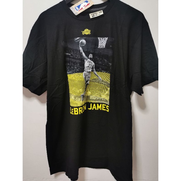 คอลูกเรือsports-starเสื้อยืด-เสื้อบาส-nba-majestic-lebron-james-cleveland-cavaliers-size-xlall-size