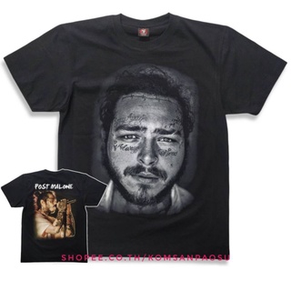 เสื้อยืดโอเวอร์ไซส์เสื้อยืด Postmalone Posty เสื้อยืดแขนสั้น post malone rapter rapteeS-3XL