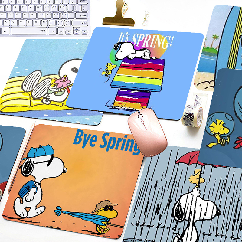 ภาพหน้าปกสินค้าแผ่นรองเมาส์พิมพ์ลายการ์ตูน Snoopy ป้องกันการลื่นสําหรับคอมพิวเตอร์ จากร้าน haohao1.th บน Shopee