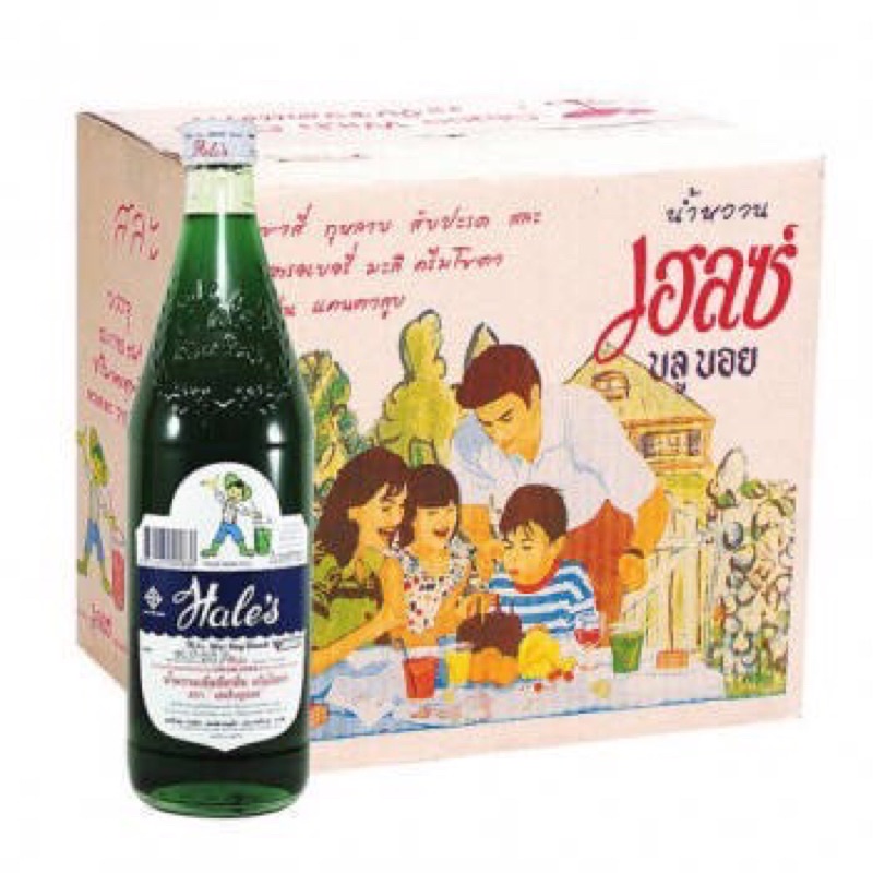 น้ำหวานเขียว-น้ำเขียวกลิ่นครีมโซดาตราเฮลซ์บลูบอย710ml-สินค้าระดับโลก