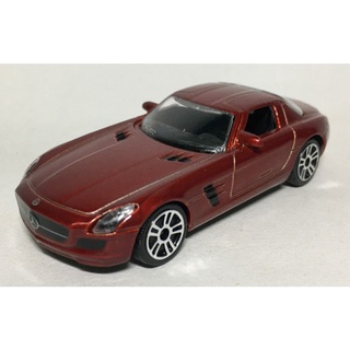 รถเหล็ก Majorette Benz SLS สีแดง