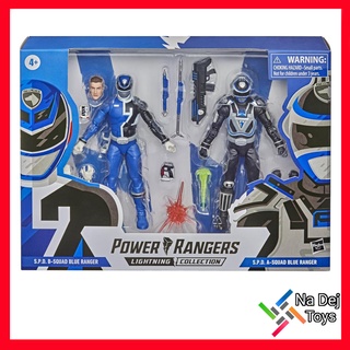 Power Rangers Lightning Collection B-Squad &amp; A-Squad Blue Ranger 6" Figure พาวเวอร์ เรนเจอร์ บี-สควอด &amp; เอ-สควอด บลู