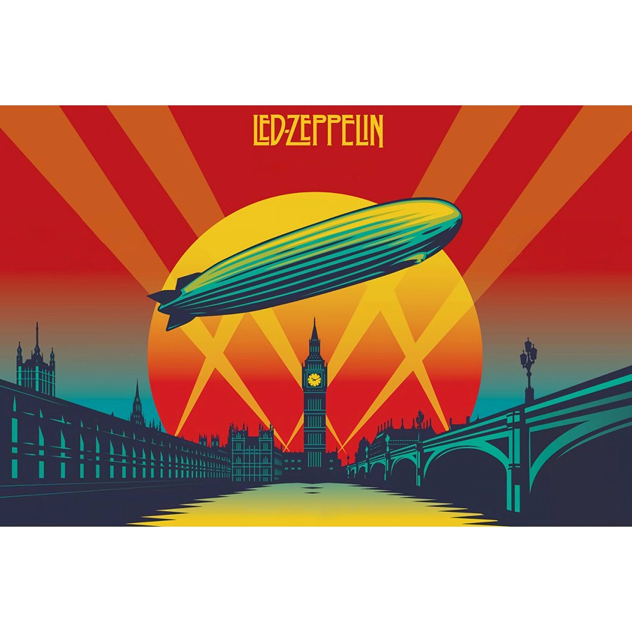 โปสเตอร์-led-zeppelin-เลดเซพพลิน-rock-poster-รูปภาพติดห้อง-ตกแต่งผนัง-โปสเตอร์วงดนตรี-โปสเตอร์ติดผนัง-โปสเตอร์วงร็อค