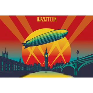 โปสเตอร์ Led Zeppelin เลดเซพพลิน Rock Poster รูปภาพติดห้อง ตกแต่งผนัง โปสเตอร์วงดนตรี โปสเตอร์ติดผนัง โปสเตอร์วงร็อค