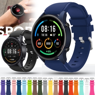สินค้า 【สินค้าคงคลังสำเร็จรูป 】22mm Silicone Band for Samsung Galaxy Watch 46mm / Team S3 Frontier / Huawei Watch GT GT2 46mm / Huami Amazfit GTR 47mm Strap