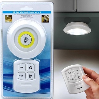 โคมไฟ LED Light With Remote Control ใช้รีโมทควบคุมเปิด-ปิด ใช้งานสะดวก ติดตั้งง่าย สินค้าขายดี รับประกันสินค้า100%