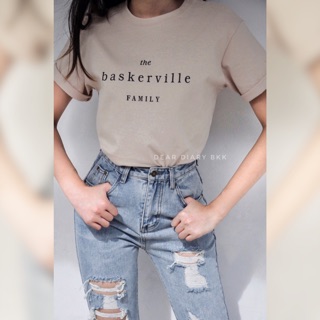 Baskerville Tee เสื้อยืด oversize เบาๆ l Dear Diary Bkk