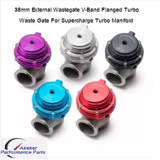 GF22 38mm External Wastegate V-Band Flanged Turbo Waste Gate For Supercharge Turbo Manifold TKWST001T38