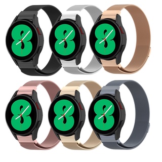 สายนาฬิกาข้อมือ สเตนเลส แม่เหล็ก สําหรับ Samsung Galaxy Watch 4 6 classic 46 มม. 42 มม. 43 มม. 47 มม. Galaxy Watch 4 44 มม. 40 มม. Galaxy Watch 5 pro