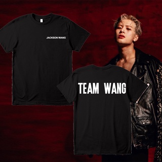 ถูกสุดๆพร้อมส่ง เสื้อยืดทีมหวัง Team wang JACKSON WANG GOT7 เสื้อยืดแฟชั่น   เสื้อยืดชายหญิง Cotton 100%รหัสเต็ม