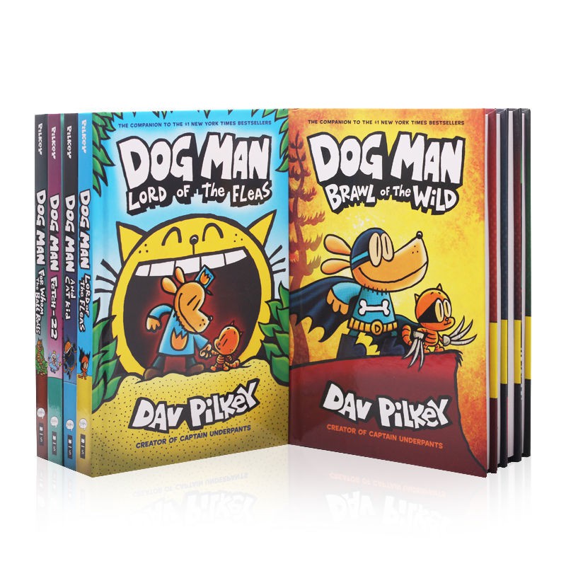 หนังสือภาพภาษาอังกฤษเรื่องdog-man1-11-เล่ม-1-11-english-students-book-dog-man