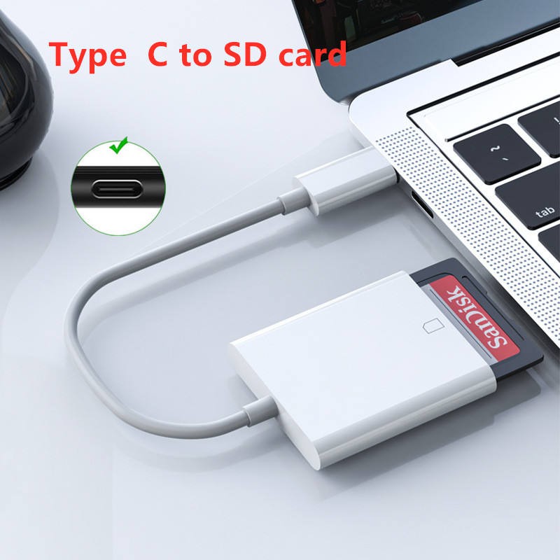 otg-type-c-to-sd-cardเครื่องอ่านบัตรเครื่องอ่านกล้องการ์ด-sd-otg-type-c-card-reader-sd