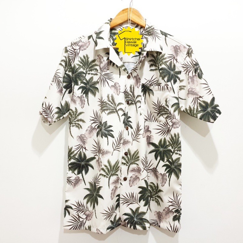 เสื้อฮาวาย-hawaii-ลายต้นมะพร้าว