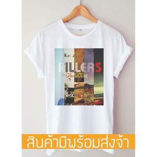 เสื้อยืดโอเวอร์ไซส์เสื้อวง The Killers T-shirtS-3XL