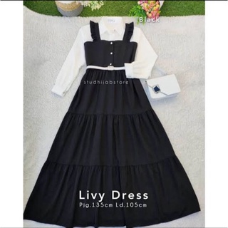 Livy dres เสื้อผ้าสตรีมุสลิม สายรัดเอว