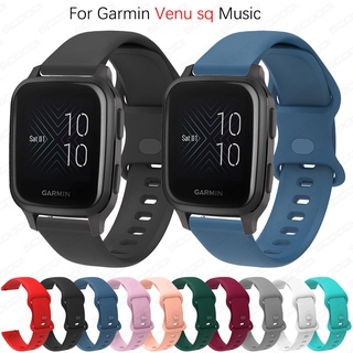 สินค้า สายนาฬิกาข้อมือซิลิโคน แบบเปลี่ยน สําหรับ Garmin Venu sq Music / Venu 2 Plus