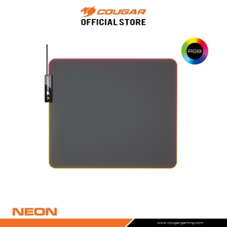 COUGAR Neon : Gaming Mouse Pad แผ่นรองเมาส์ เกมมิ่ง สำหรับ เกมเมอร์ มีไฟ RGB