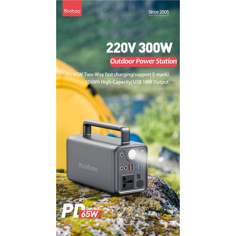 yoobao-en300wlpd-ความจุ-72000mah-300w-แบบพกพา-แหล่งจ่ายไฟ-dc-ac-แบตเตอรี่สำรอง