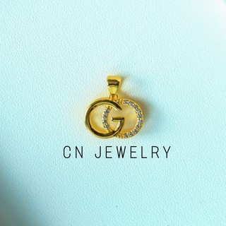 จี้GG ทองเพชร  👑รุ่นAZ-05 แถมฟรีตลับทอง CN Jewelry จี้เพขรCZ จี้แบรนด์ จี้สร้อยคอ จี้งานแบรนด์