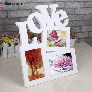 Easyturn Sweet Wooden Hollow Love กรอบรูปไม้ Diy สําหรับตกแต่งบ้าน Th