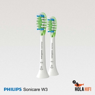x2ชิ้น Philips Sonicare DiamondClean W3 Premium White Brush Heads White หัวแปรงไฟฟ้า สีขาว