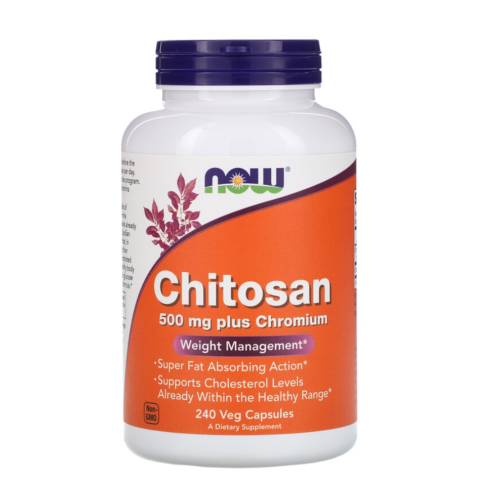 Now Foods Chitosan 500 mg 240 Veg Cap | Shopee Thailand