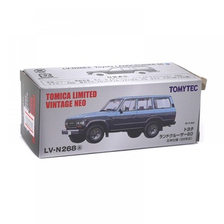 Tomytec 4543736320487 1/64 TOYOTA LAND CRUISER 60 NORTH AMERICAN SPEC SKY BLUE GREY 1988 LV-N268A DIECAST SCALE MODEL CAR